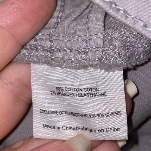 Tory Burch Gray Snap Button Hem Skinny Jeans Size 26 - Picture 8 of 10